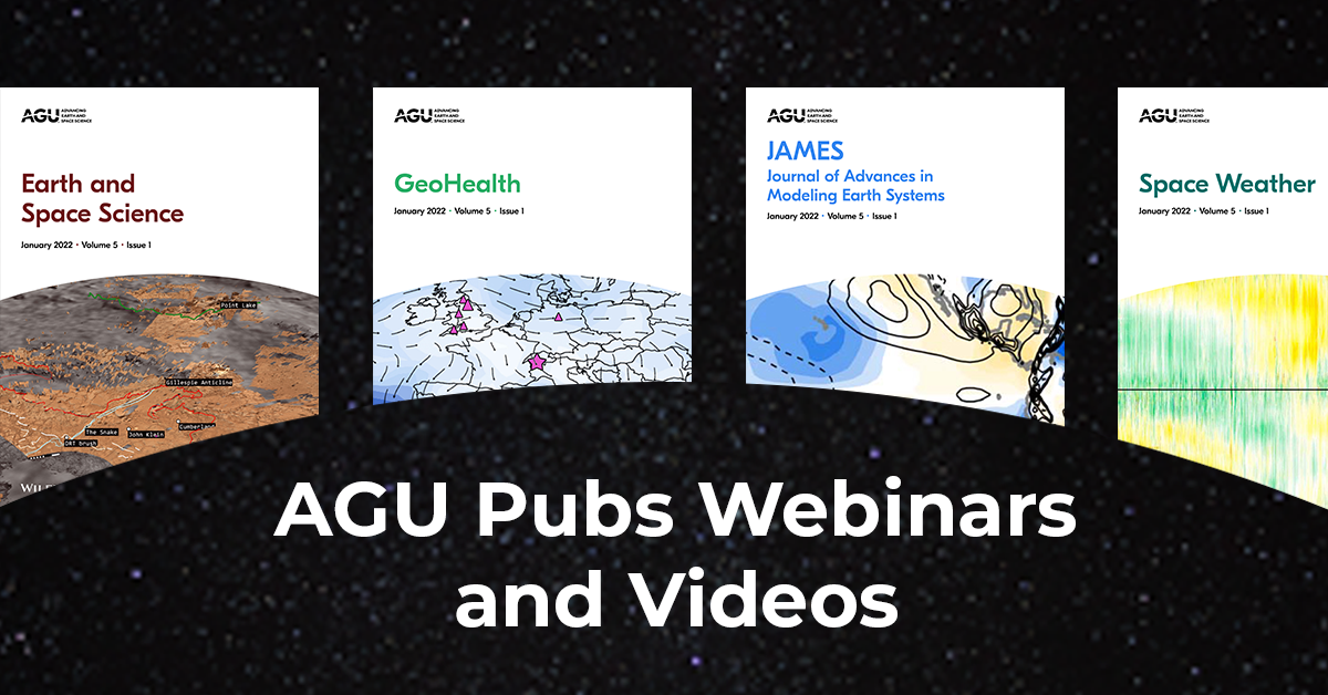 AGU Publications Webinar Recordings And Videos | AGU